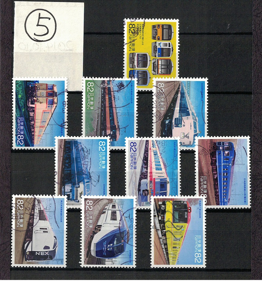 Japan 2014.10.10 Railroad Series 2nd (used)⑤ - Used Stamps