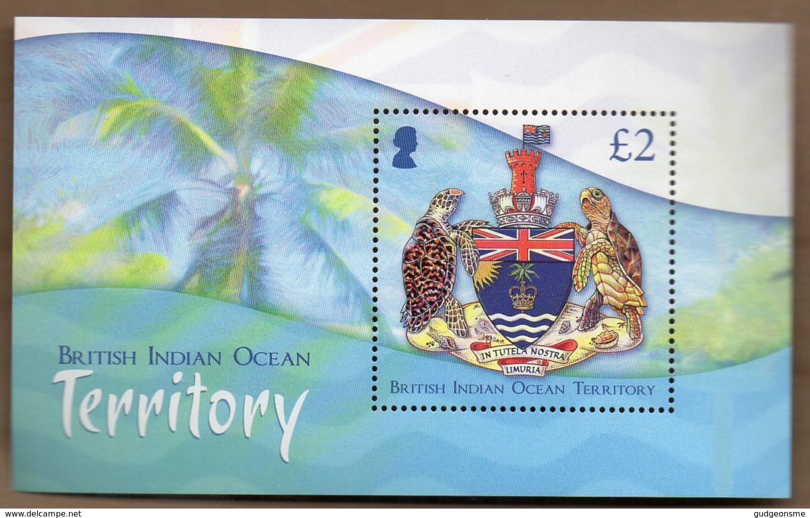 2014 Crest Mini Sheet MNH - British Indian Ocean Territory (BIOT)