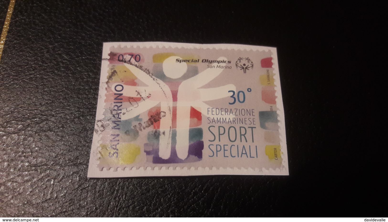 2014 Anniversary Of The Special Sport Federation Of San Marino - Gebruikt