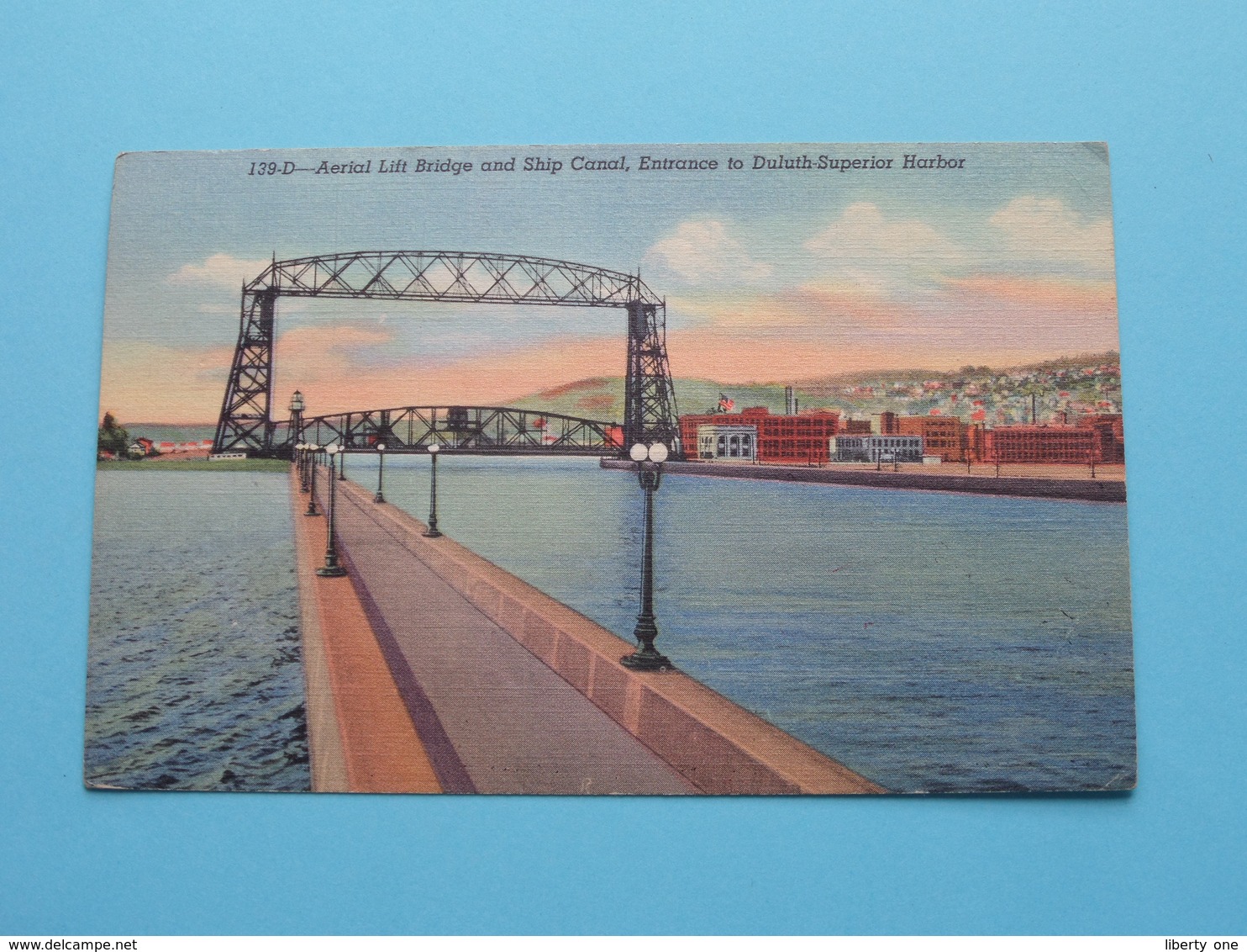 Aerial Lift Bridge And Ship Canal > DULUTH Harbor ( 139 D Zenith ) Anno 1949 ( See / Voir Photo ) ! - Duluth