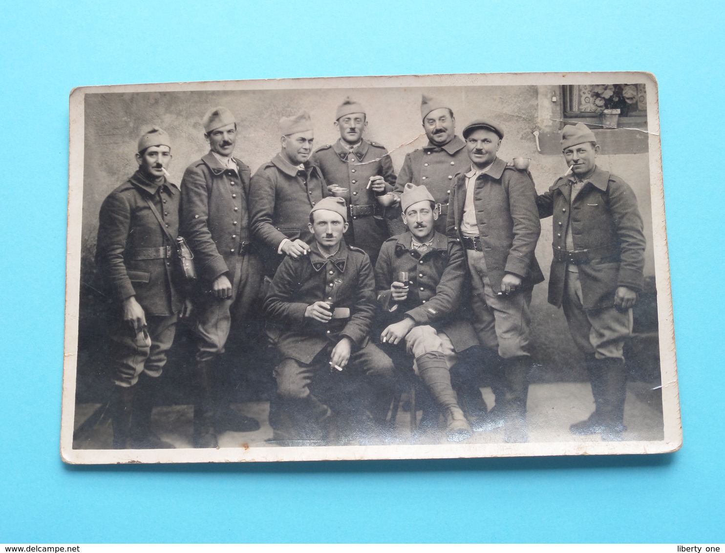 Militaires Français > 4 Photo à Identificier ( Carte Photo > Campagne 1914/15 ) Anno 19?? ( Voir / Zie Photo ) ! - Guerra 1914-18