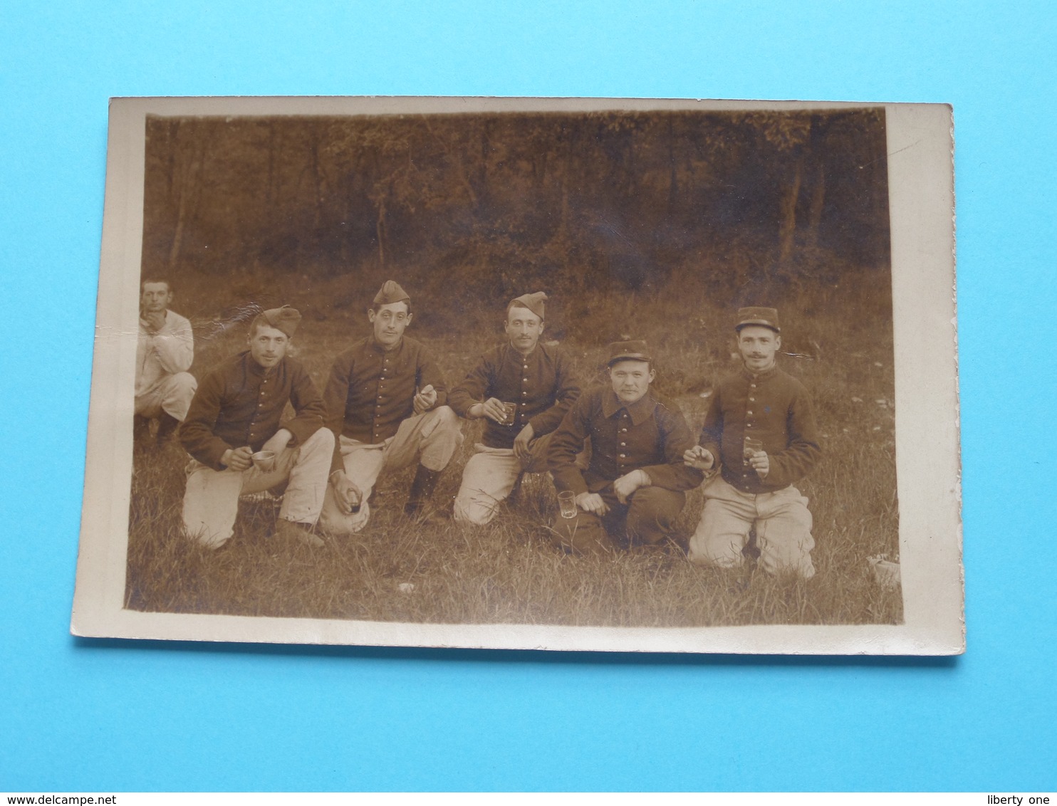 Militaires Français > 4 Photo à identificier ( Carte Photo > Campagne 1914/15 ) Anno 19?? ( Voir / zie Photo ) !