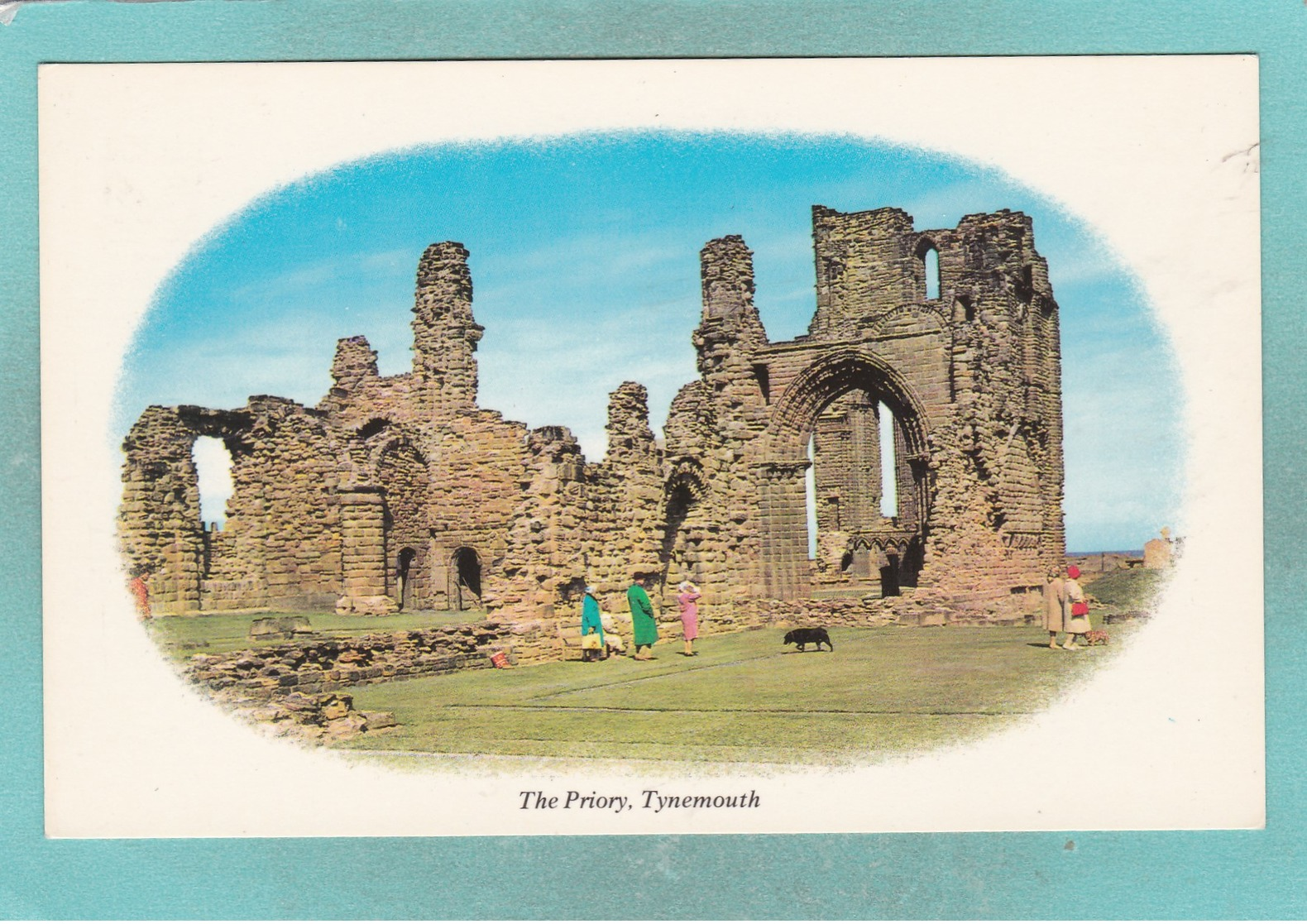 Small Post Card Of The Priory,Tynemouth, Tyne And Wear V89. - Other & Unclassified