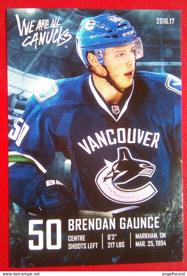 Vancouver  Brendon Gaunce - 2000-Now