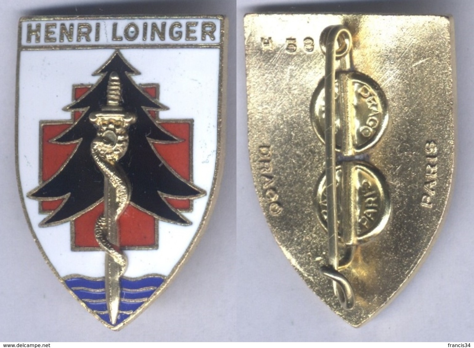 Insigne De L'Hôpital Des Armées Henri Loinger - Services Médicaux