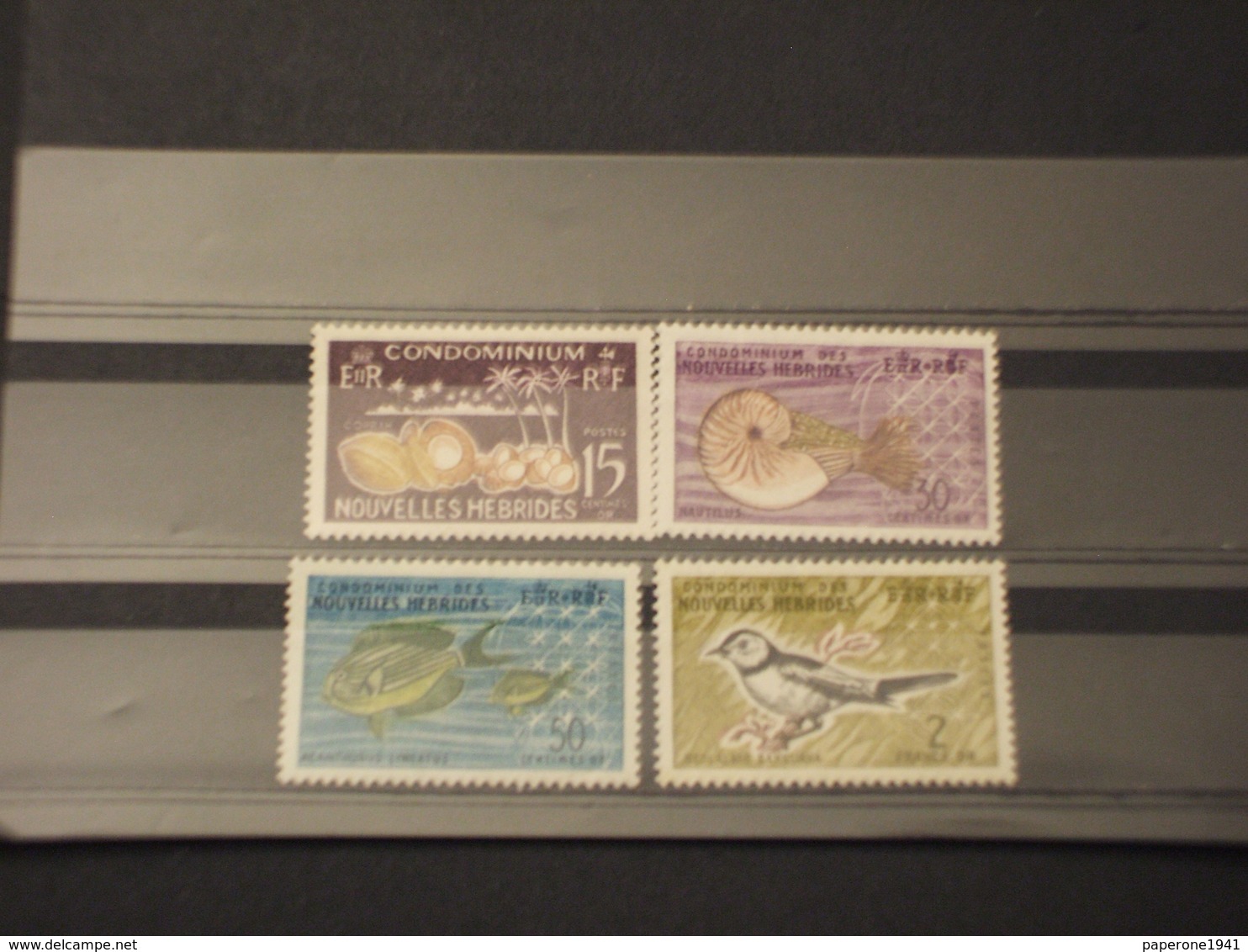 NOUVELLE HEBRIDES - 1963 FAUNA 4  VALORI - NUOVI(++) - Nuovi