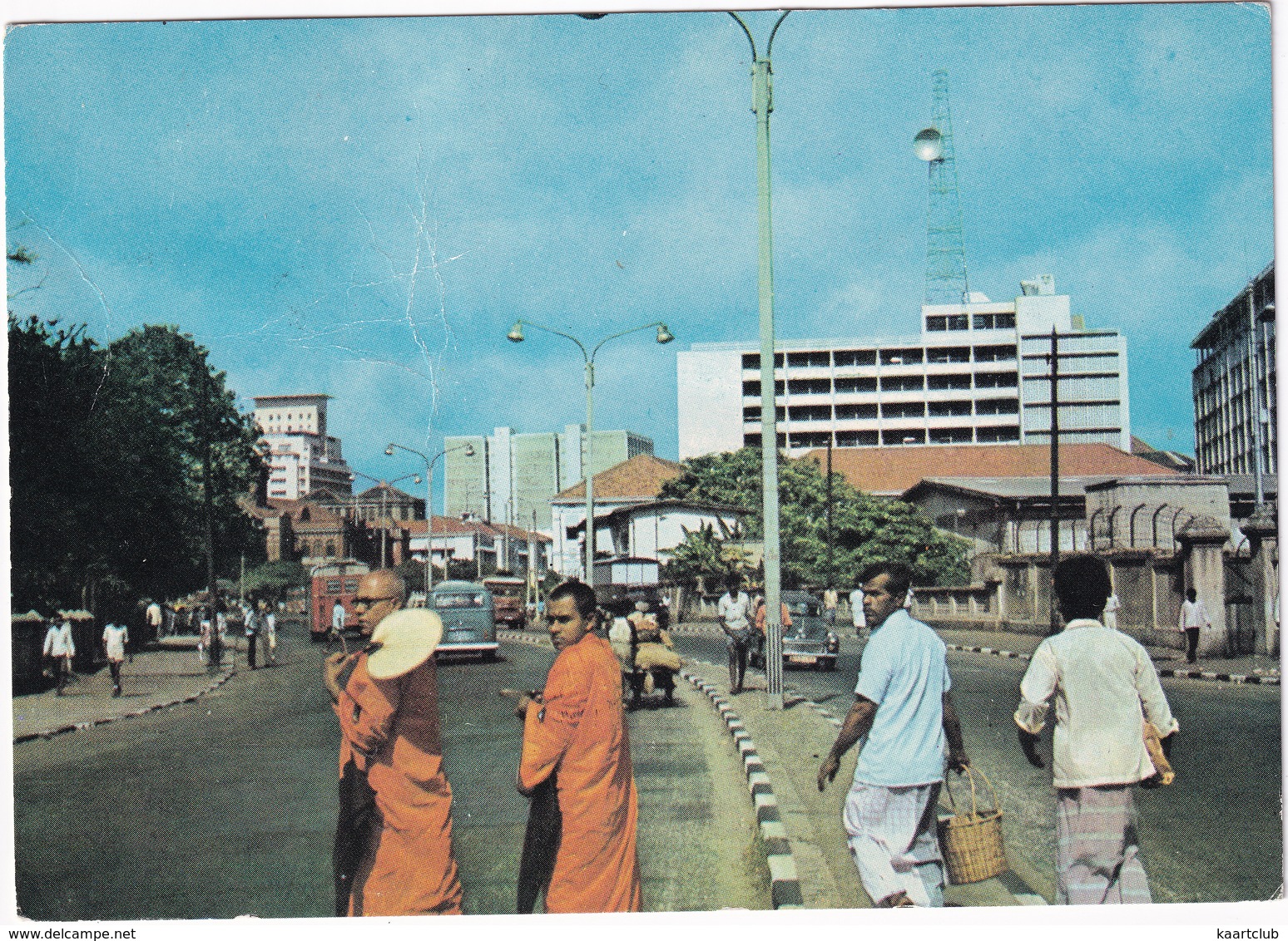 Colombo: MORRIS MINOR 1000, VW T1-BUS, TRUCKS - Street Scene - (Sri Lanka) - Toerisme
