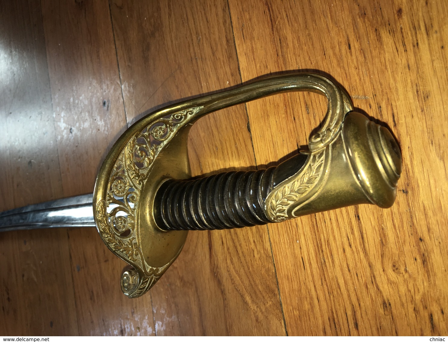 SABRE REGLEMENTAIRE FRANÇAIS D’OFFICIER D’INFANTERIE MODELE 1855 DE LA MANUFACTURE DE CHATELLERAULT - Armes Blanches