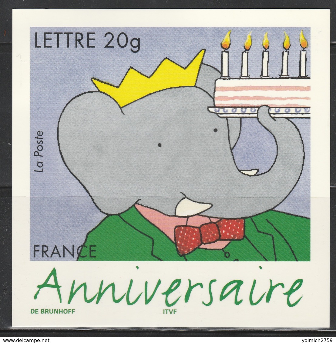 FDC 3927 ANNIVERSAIRE BABAR En Bord De Feuille - PARIS 19.6.2006 - Éléphant - 2000-2009