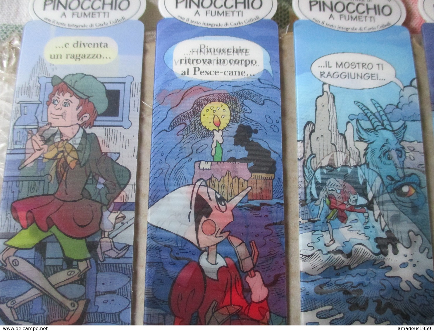 Segnalibri Tridimensionali Pinocchio - Altri & Non Classificati