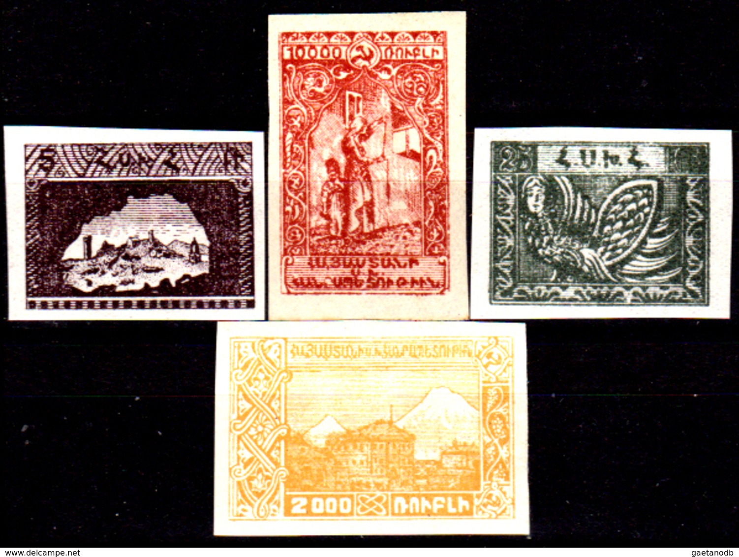 Armenia-014 - Valori Del 1921-22 (+) LH - Senza Difetti Occulti. - Armenia