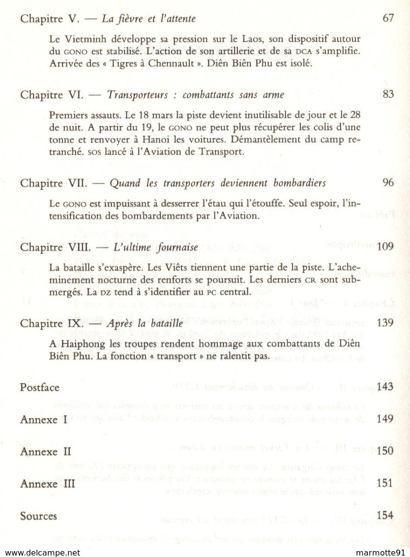 PACKET SUR DIEN BIEN PHU VIE QUOTIDIENNE PILOTE TRANSPORT RAVITAILLEMENT PARACHUTAGE GUERRE INDOCHINE - Français