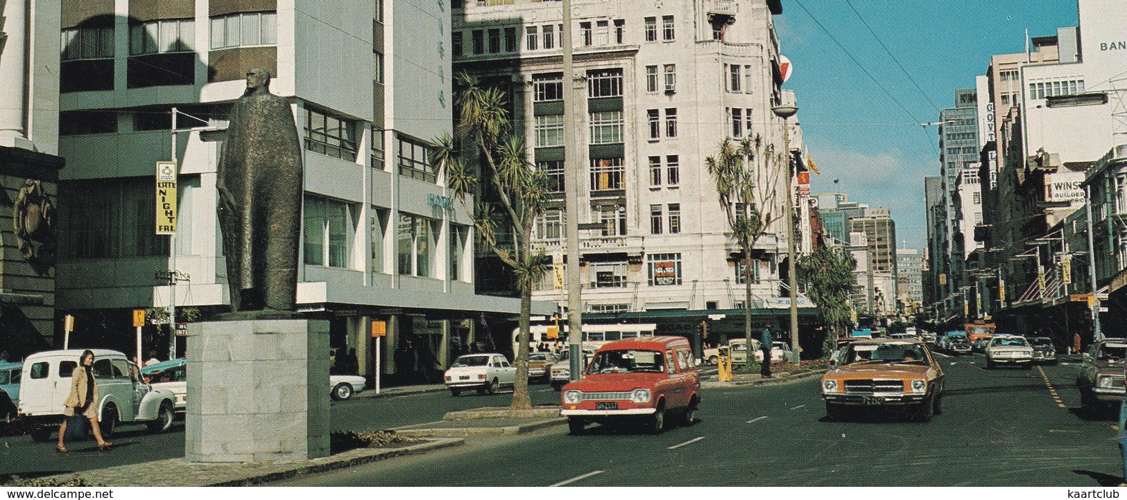 Auckland: MORRIS 6 CWT VAN, FORD ESCORT VAN, HOLDEN HQ - Queen Street - (Australia) - Toerisme