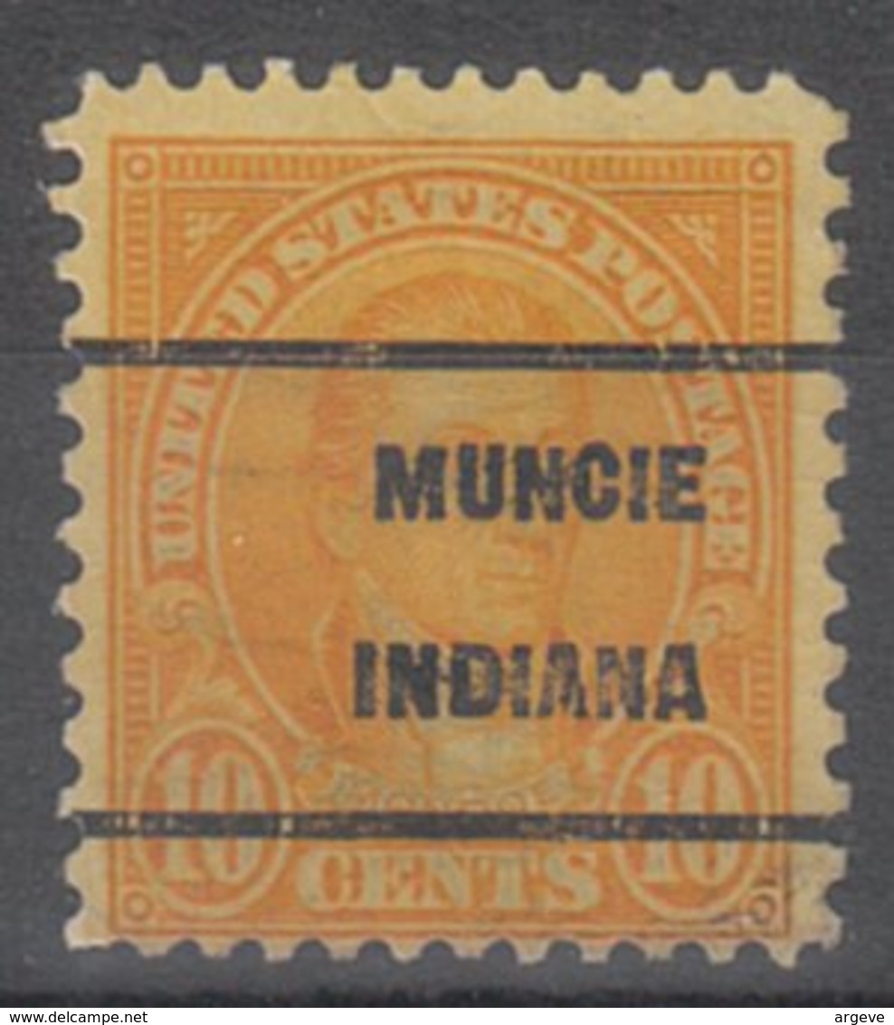 USA Precancel Vorausentwertung Preo, Locals Indiana, Muncie 642-209 - Vorausentwertungen