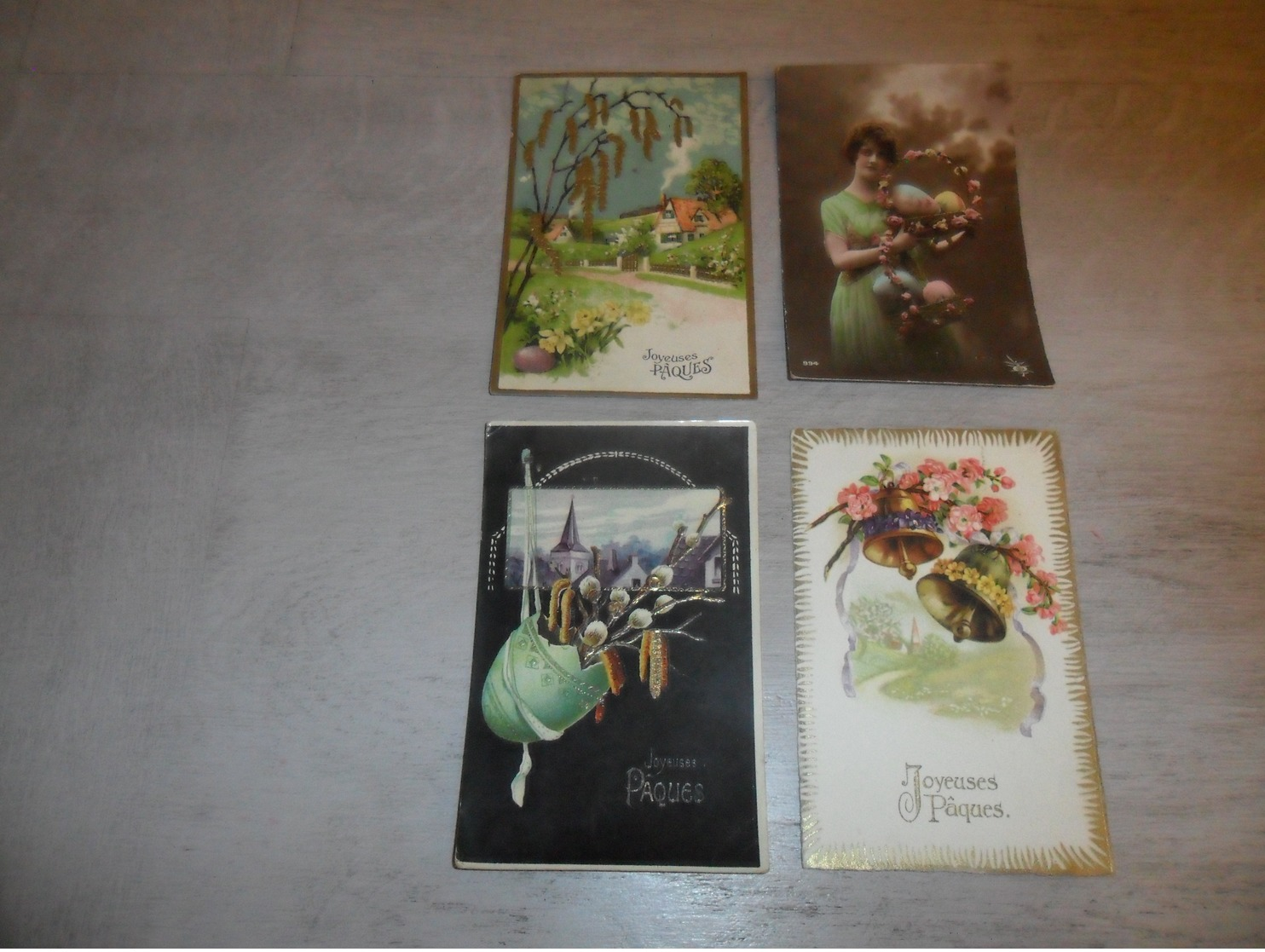 Beau Lot De 60 Cartes Postales De Fantaisie  Pâques   Mooi Lot 60 Postkaarten Van Fantasie  Pasen -  60 Scans - 5 - 99 Cartes