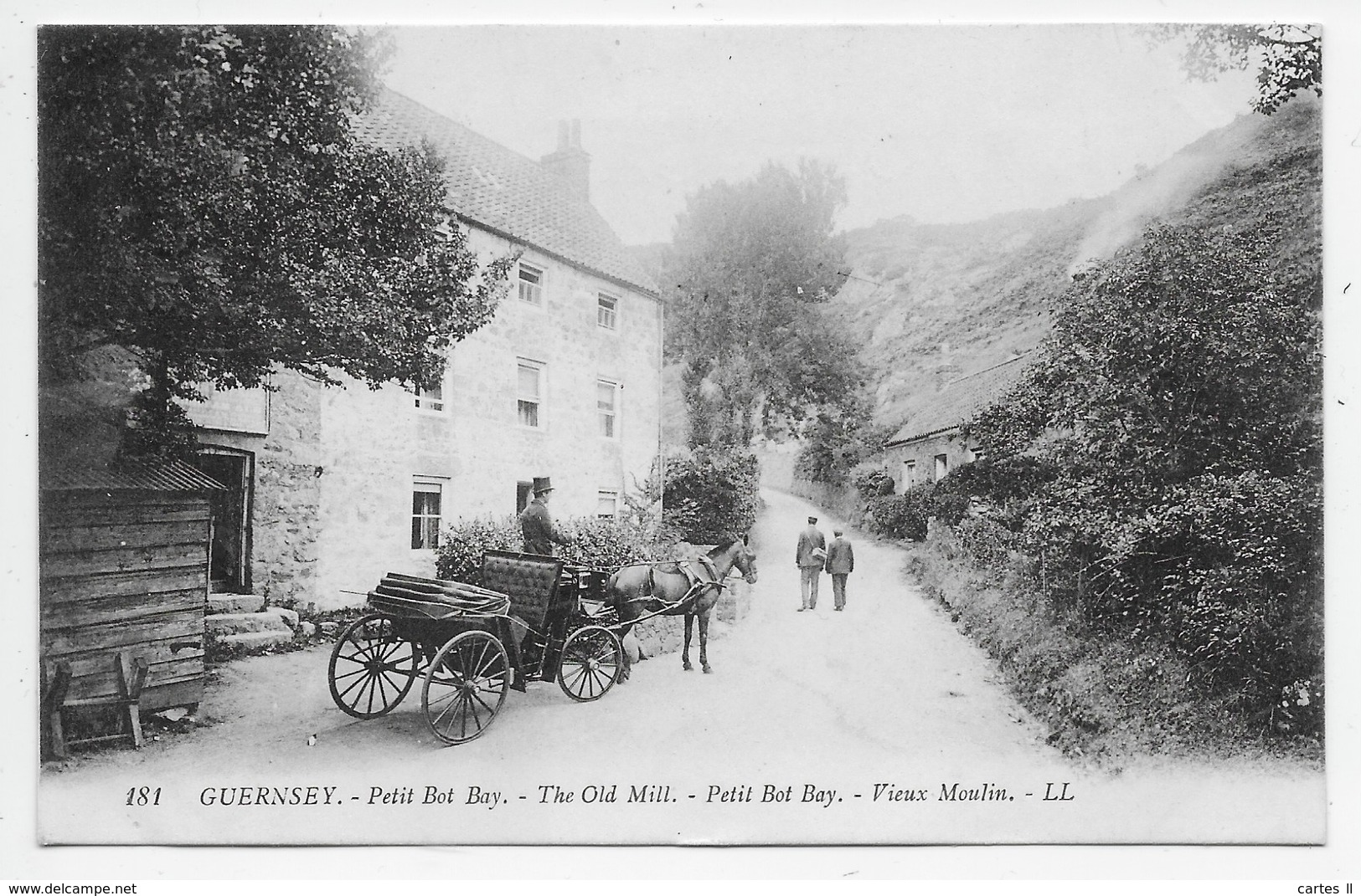 DC 1451 - GUERNSEY - Petit Bot Bay. - The Old Mill, - LL 181 - Guernsey