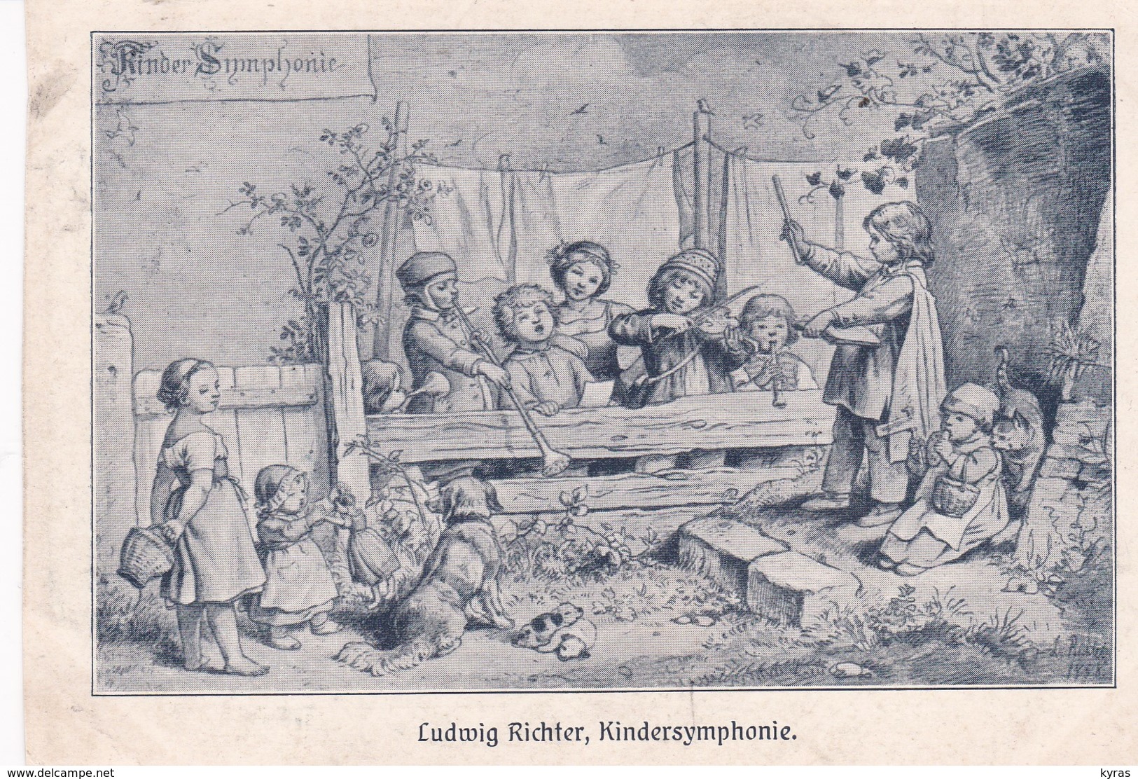 ALLEMAGNE . KINDERSYMPHONIE Illustr. Ludwig RICHTER - Richter, Ludwig