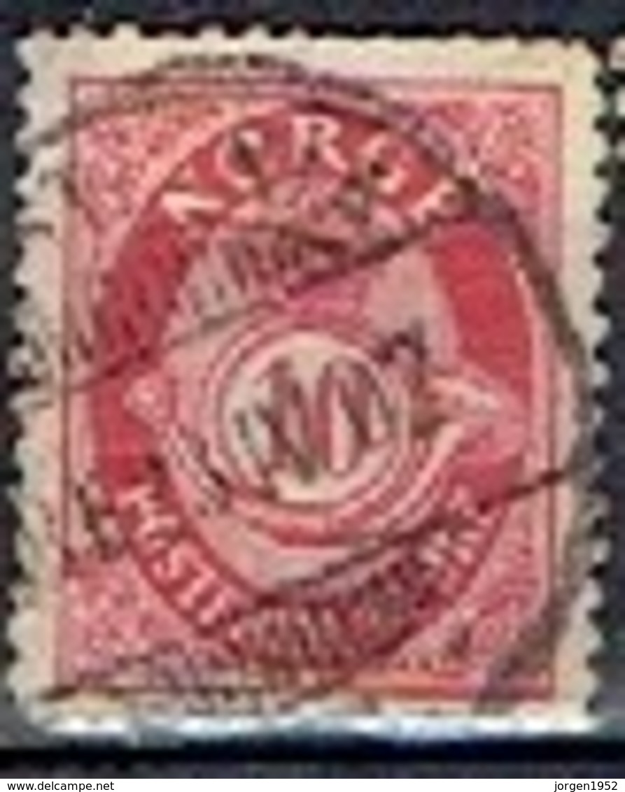 NORWAY # FROM 1893-98 STAMPWORLD 56A  TK: 14 1/2 X 13 1/2 - Oblitérés