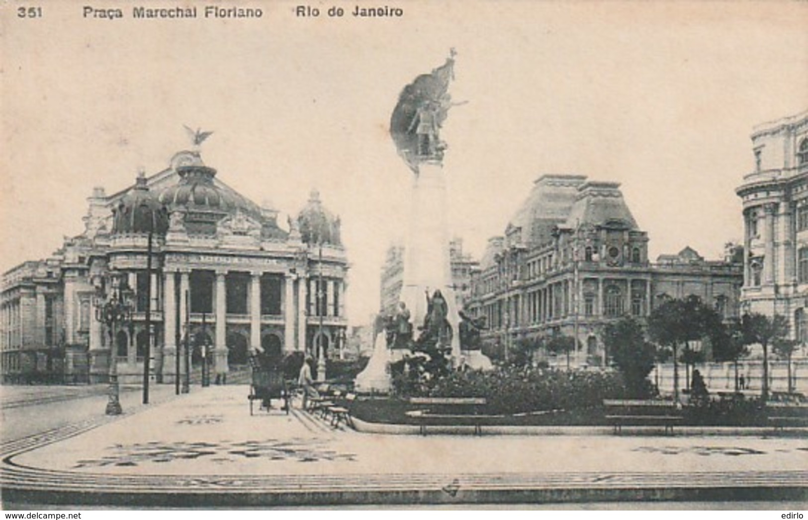 ***   BRESIL ***   RIO DE JANEIRO  Praia De Anel E Pao D'assucar- Stamped TTB 1913 - Rio De Janeiro