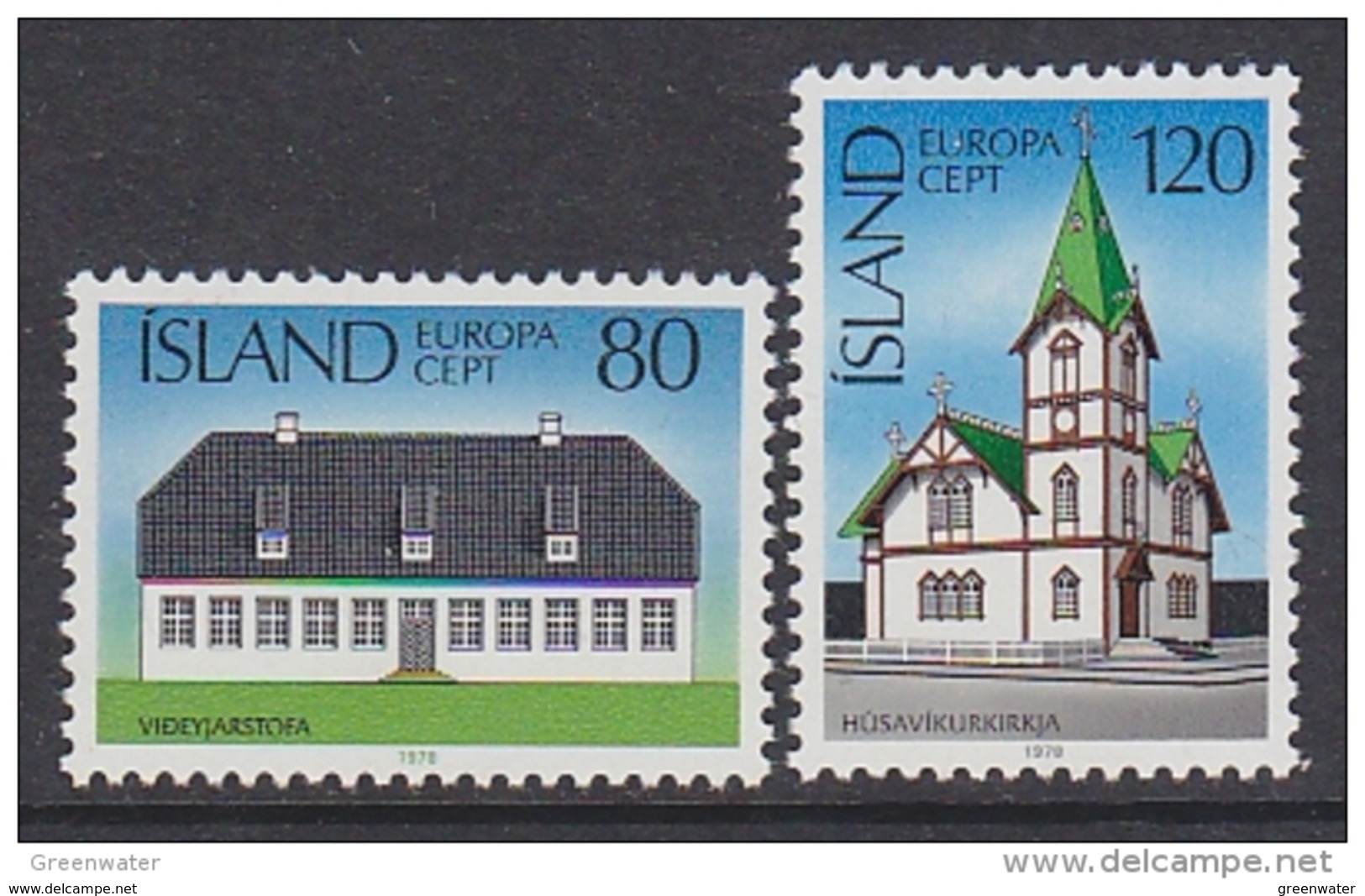 Europa Cept 1978 Iceland 2v ** Mnh (42817I) - 1978