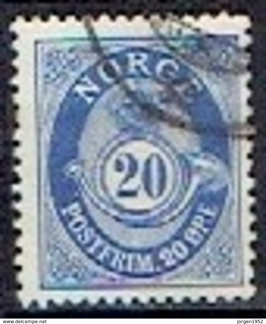 NORWAY # FROM 1893-98 STAMPWORLD 57A  TK: 14 1/2 X 13 1/2 - Oblitérés