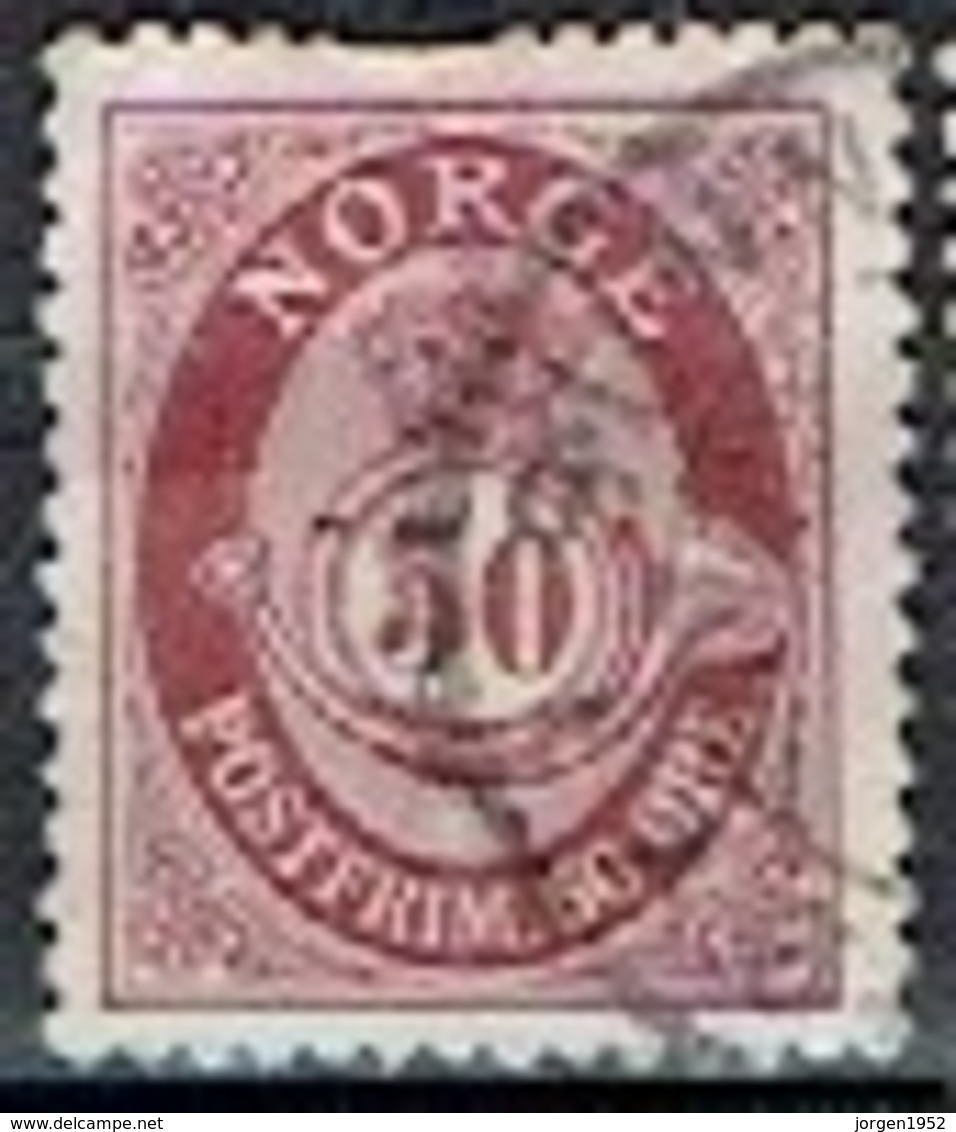 NORWAY # FROM 1893-98 STAMPWORLD 60A  TK: 14 1/2 X 13 1/2 - Oblitérés