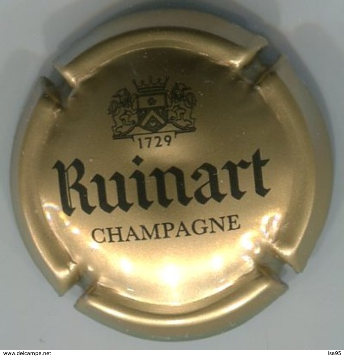 CJ-CAPSULE-CHAMPAGNE RUINART N°62a Or-bronze & Noir Diam 28 - Ruinart Ruinart