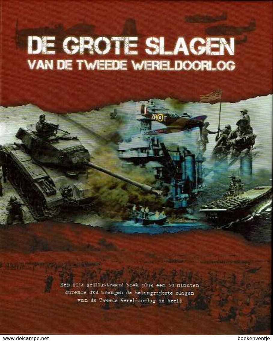 De Grote Slagen Van De Tweede Wereldoorlog ( Boek + DVD) - Autres & Non Classés