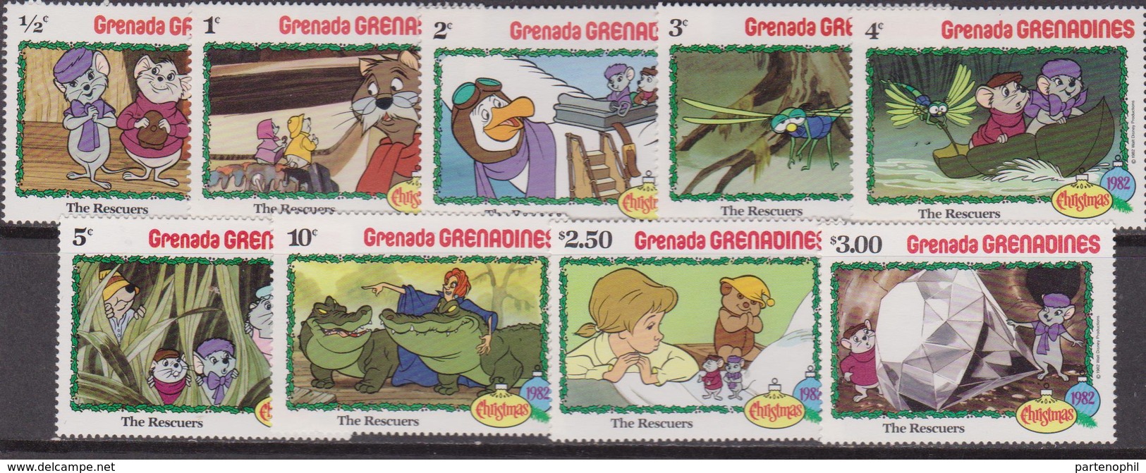 Grenada Grenadine - Disney Set MNH - Disney