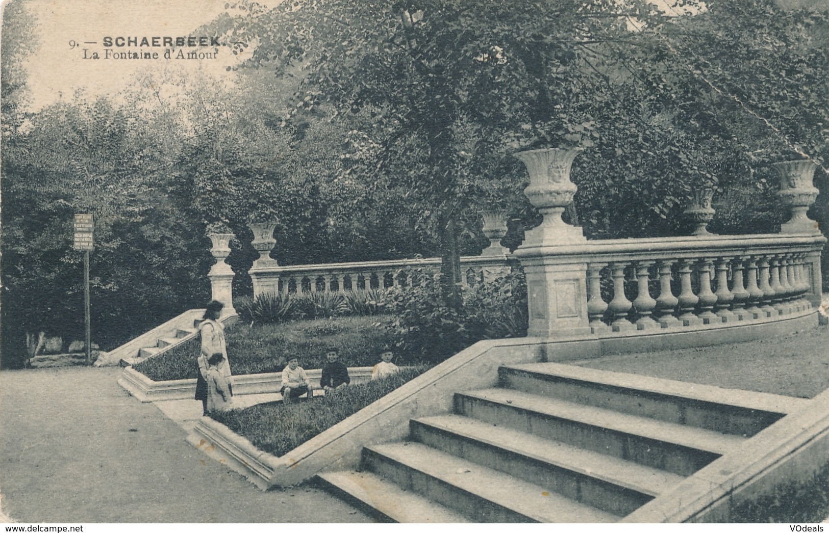 CPA - Belgique - Brussels - Bruxelles - Schaerbeek - La Fontaine D'Amour - Schaerbeek - Schaarbeek