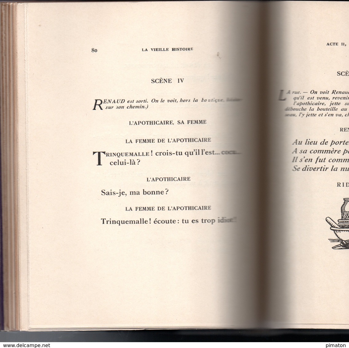 Livre De CLAUDE FARRERE  ( Dédicacé Et Numéroté ): La Vieille  Histoire  COMEDIE EN TROIS ACTES ( 1920 ) - Auteurs Français