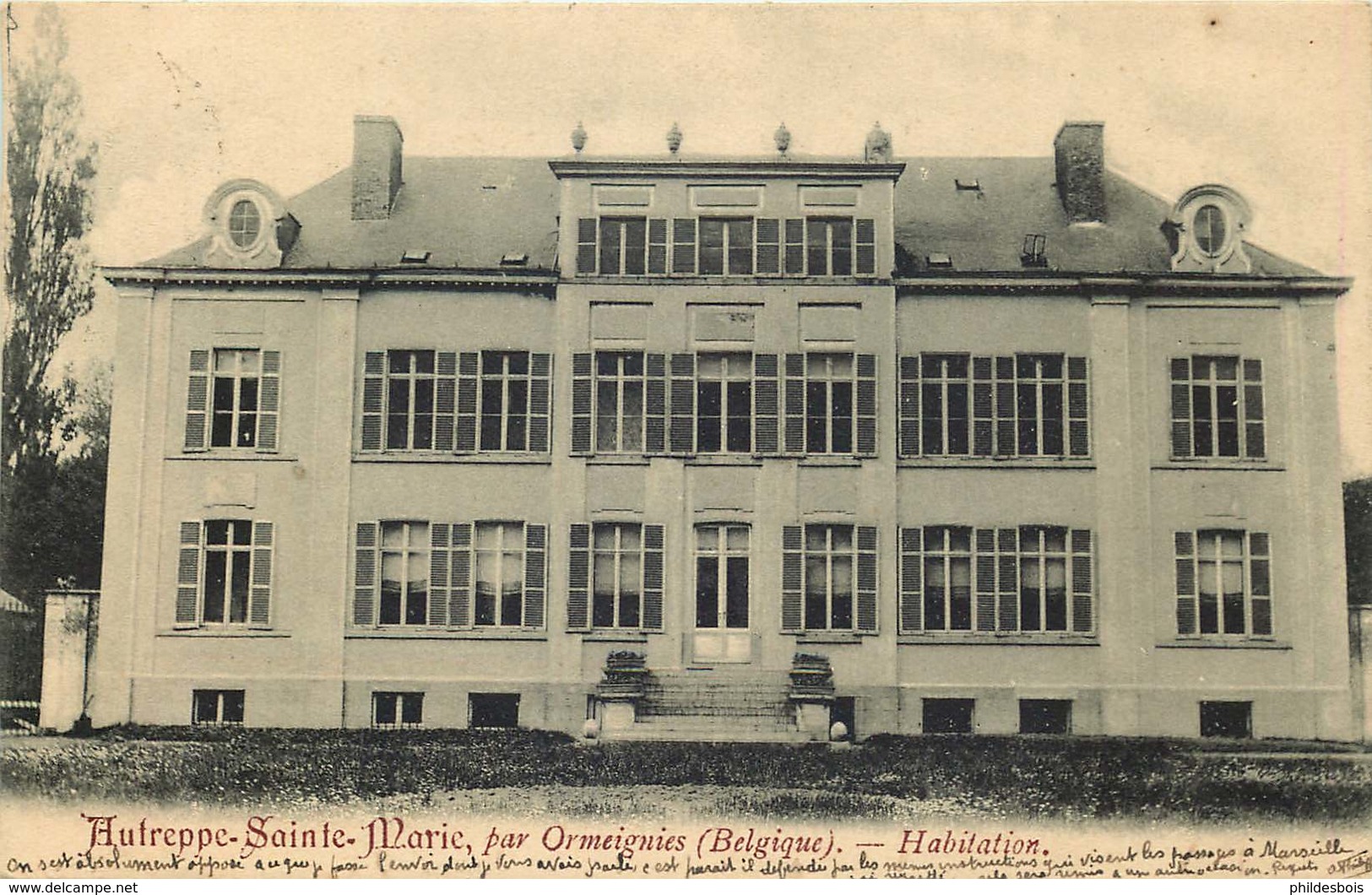 BELGIQUE   Sanatorium  Autreppe Sainte Marie Par ORMEIGNIES Habitation - Autres & Non Classés