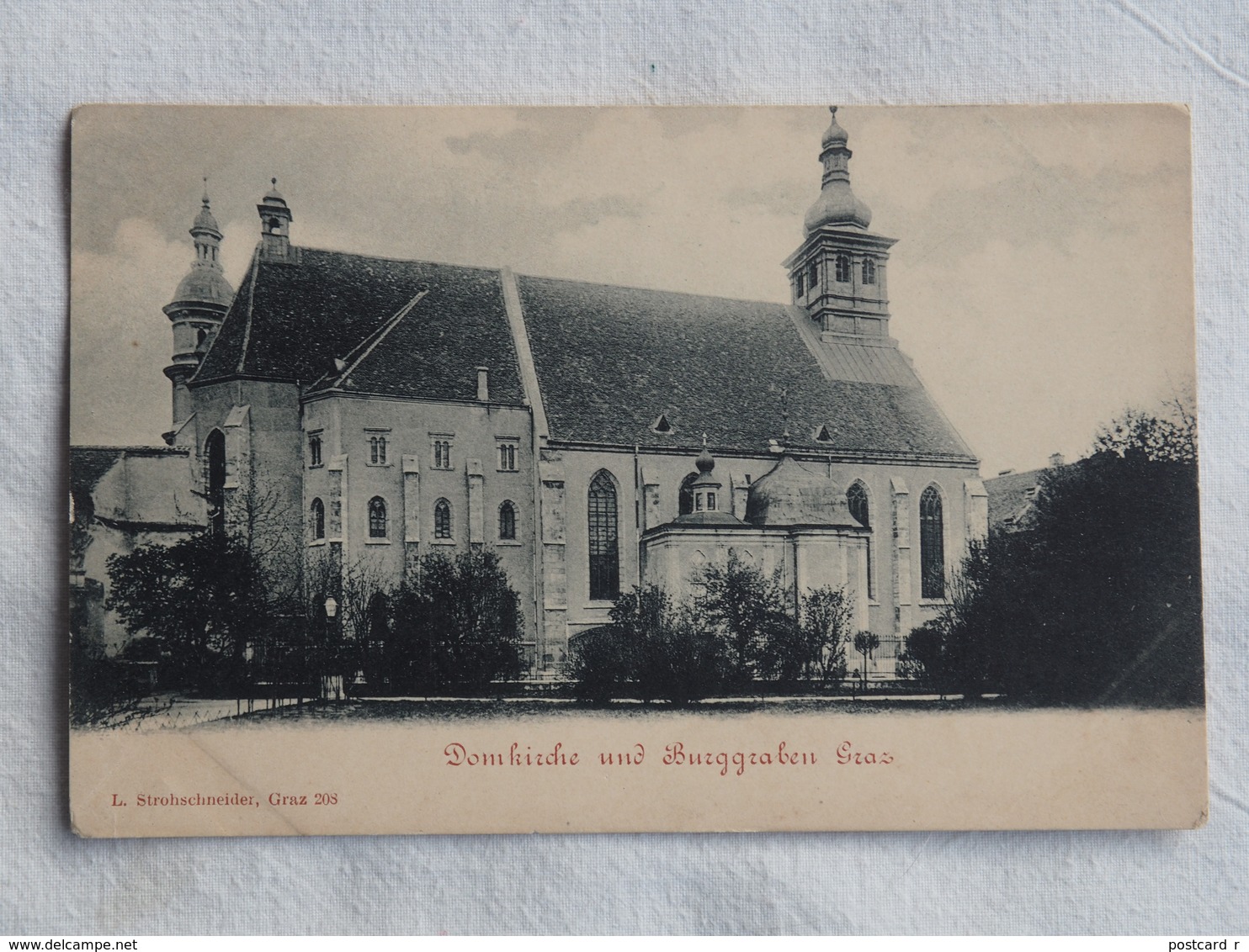 Austria  Österreich Graz  Domkirche Und Burggraben  View   A 189 - Graz