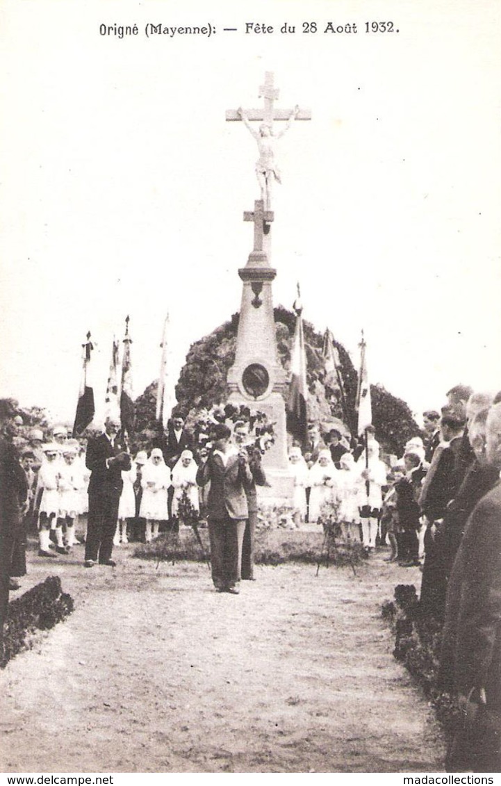 Origné (53 - Mayenne) Fête  Du 23 Août 1932 - Sonstige & Ohne Zuordnung