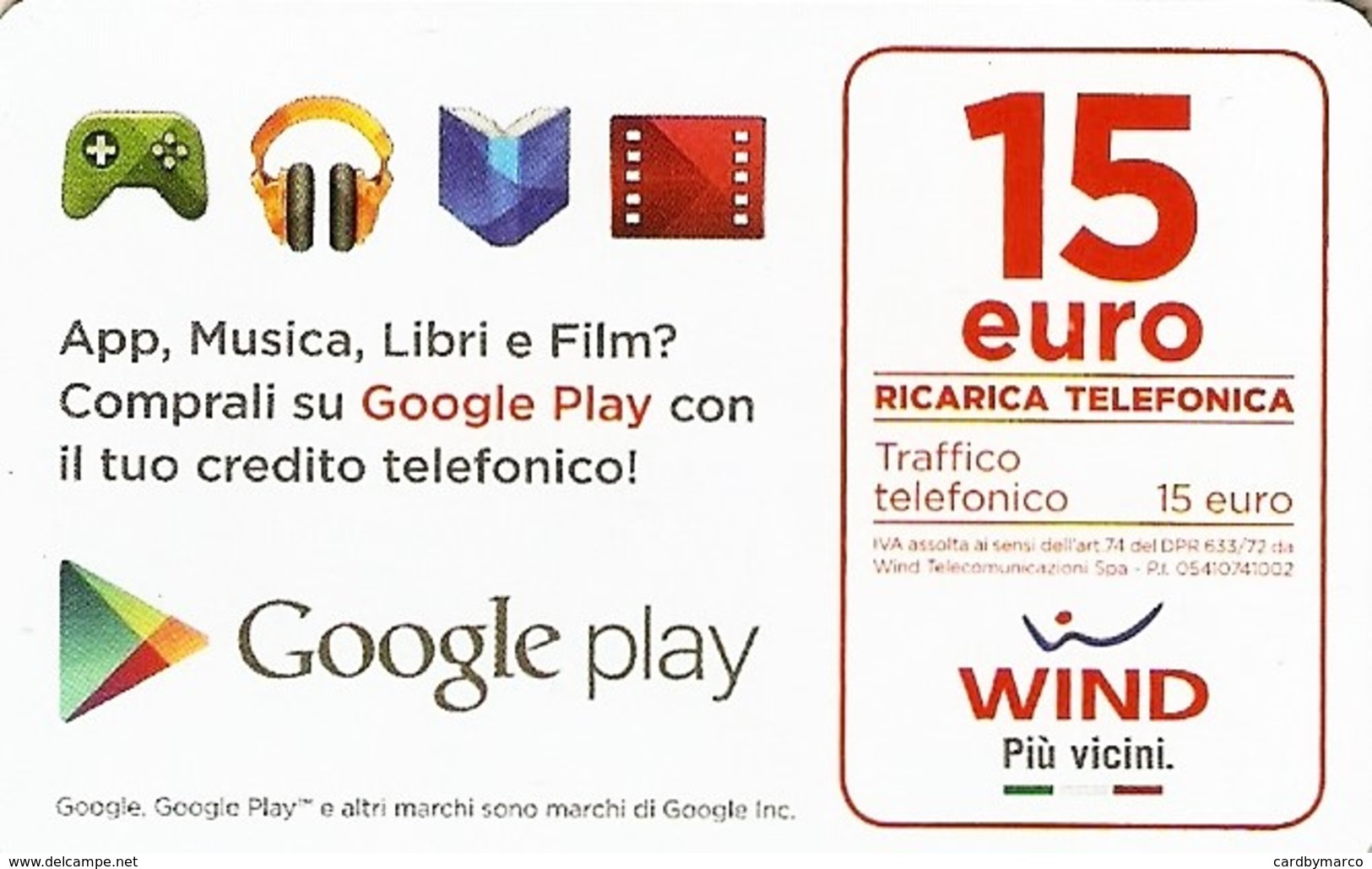 *ITALIA - WIND* - Ricarica Usata (sc. 31/12/2018) - [2] Sim Cards, Prepaid & Refills