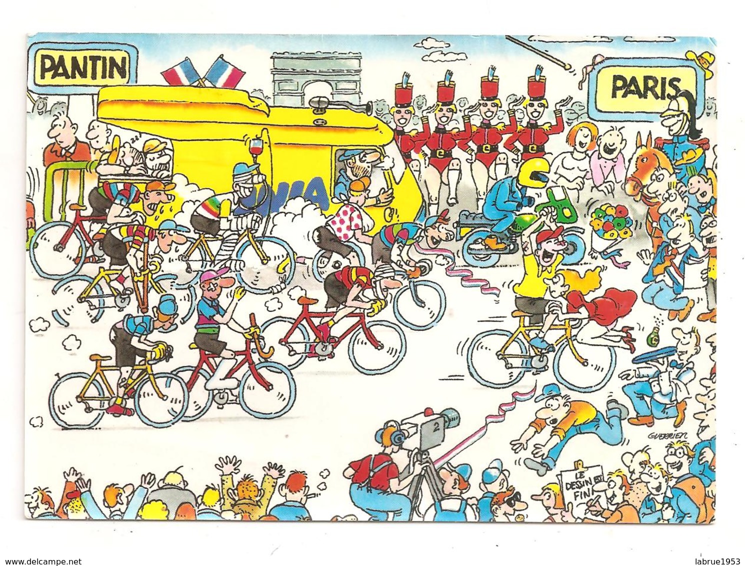 Tour De France 1984- Pantin-Paris-  Pub-Banania-(D.942) - Cyclisme