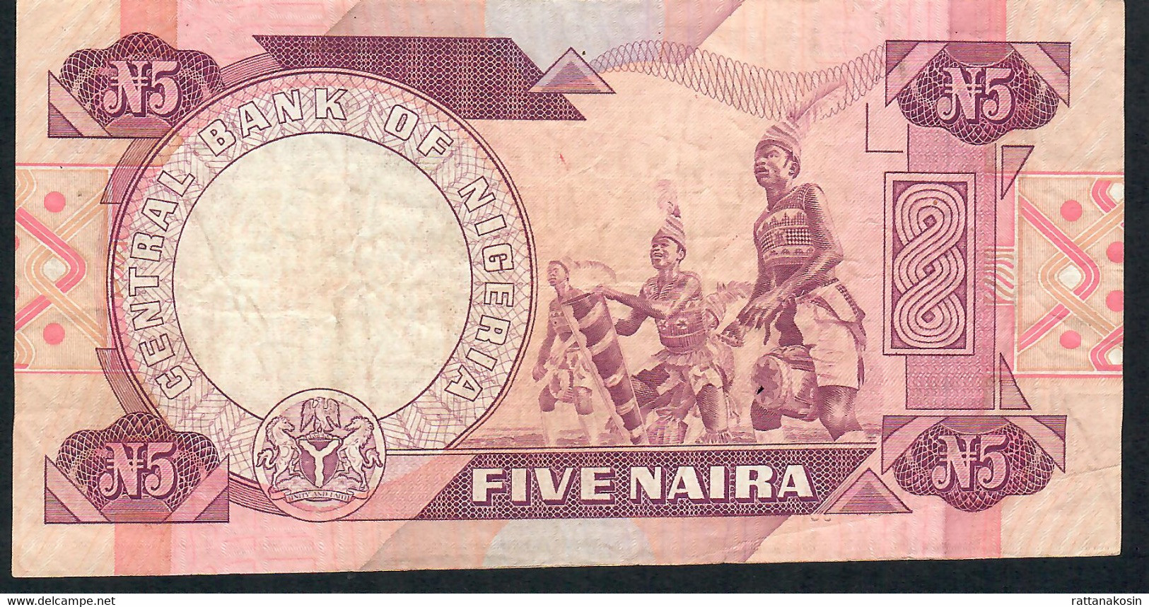 NIGERIA P24a 5 NAIRA 1984 Signature 6 VF NO P.h. - Nigeria