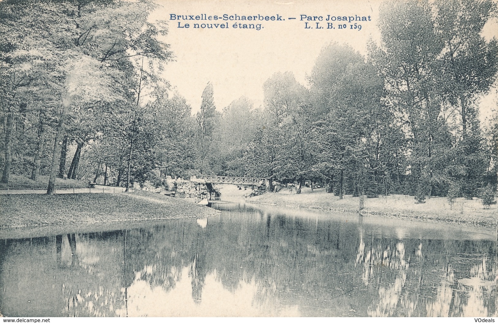 CPA - Belgique - Brussels - Bruxelles - Schaerbeek - Parc Josaphat - Le Nouvel Etang - Schaarbeek - Schaerbeek