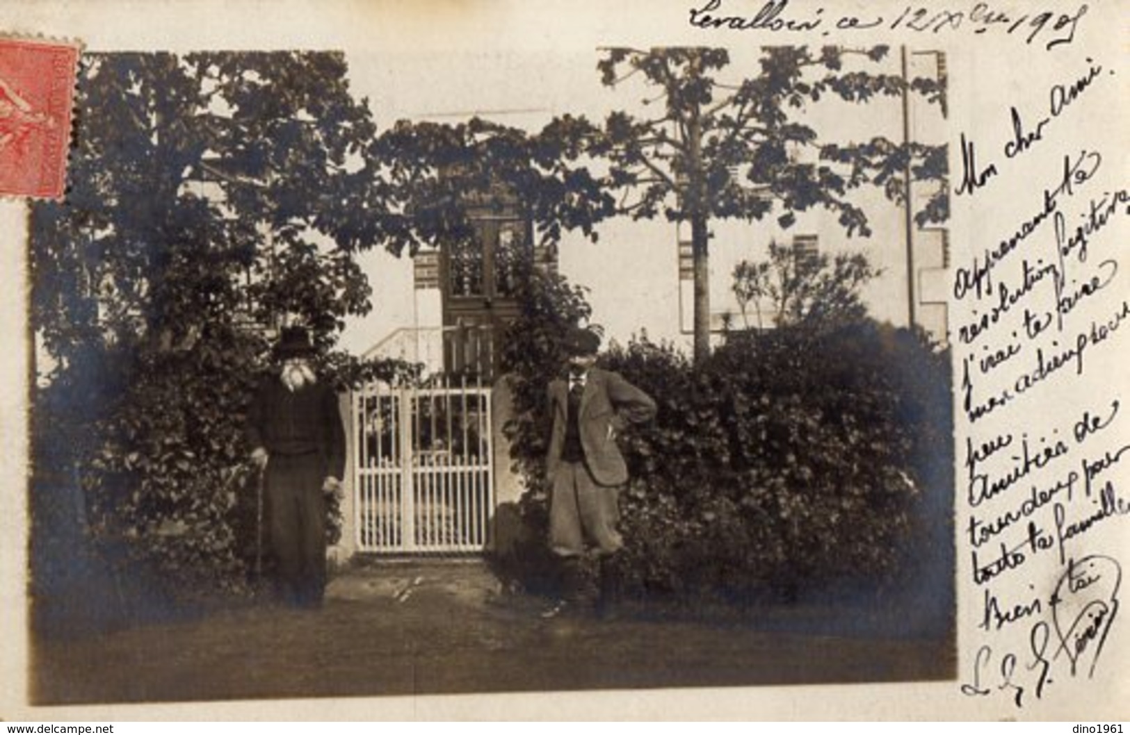 CPA 2613 - Carte Photo - Une Villa Située à LEVALLOIS - PERRET - Levallois Perret