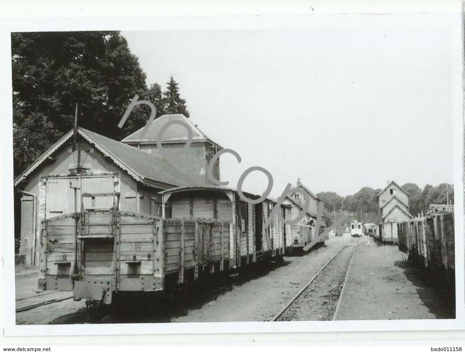 MARTELANGE - Photo Van Campenhout 1958 - Tram - Repro D'époque - Martelange