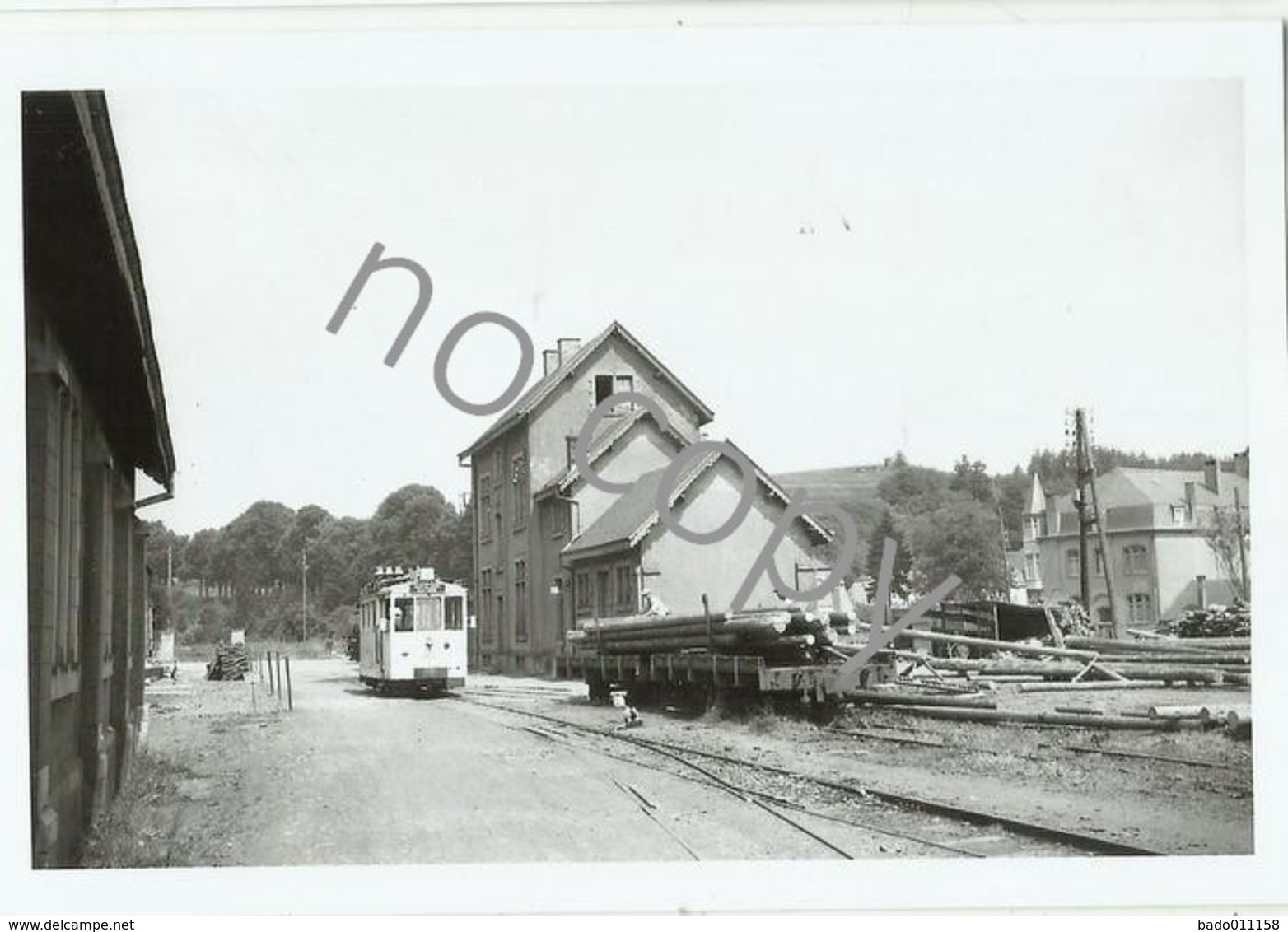 MARTELANGE - Photo Van Campenhout 1958 - Tram - Repro D'époque - Martelange