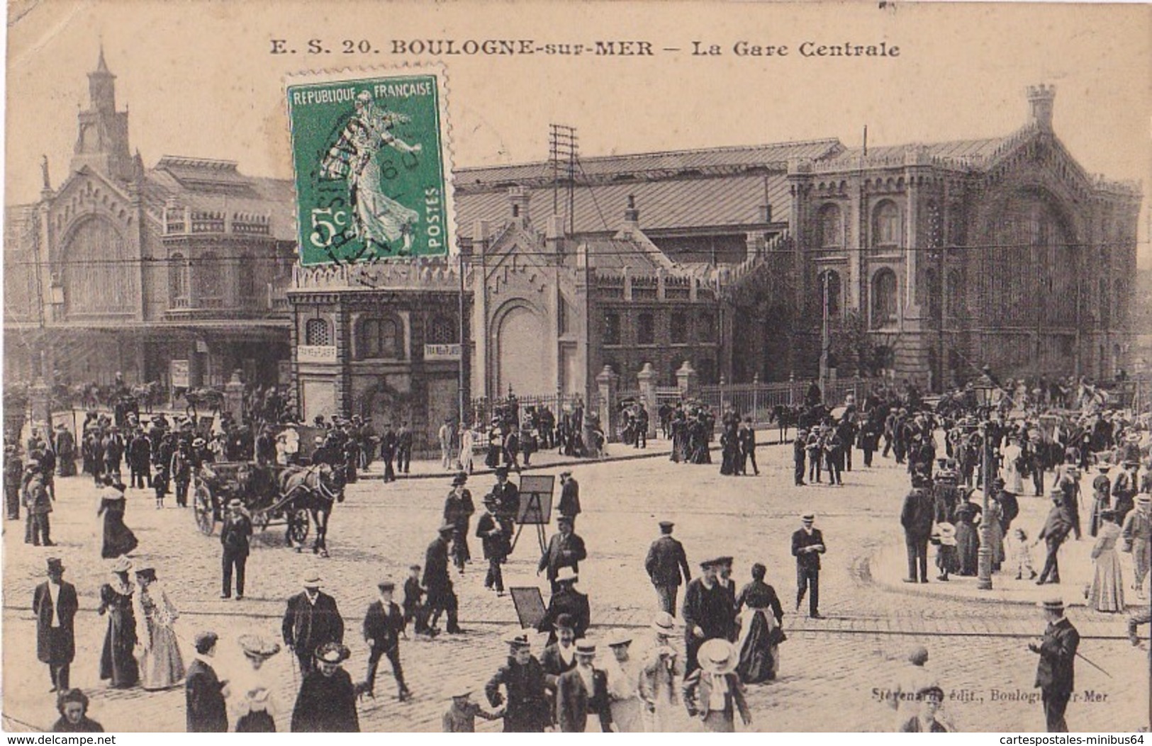 BOULOGNE-SUR-MER (62) - Gare Centrale - Stevenard ES 20 - Sans Date - Boulogne Sur Mer