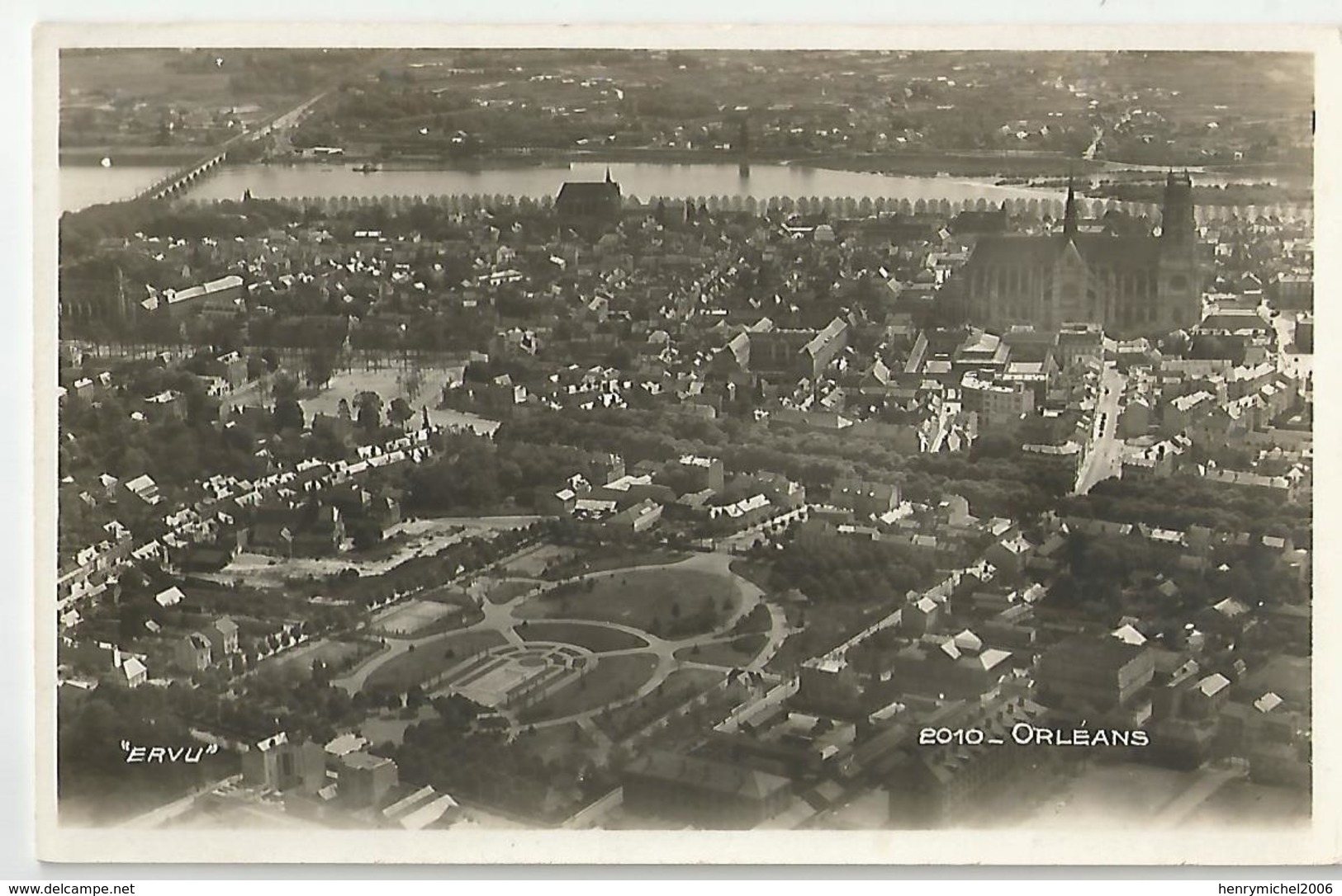 45 - Orléans "ervu" Ed Vues Aériennes De France 1954 - Orleans