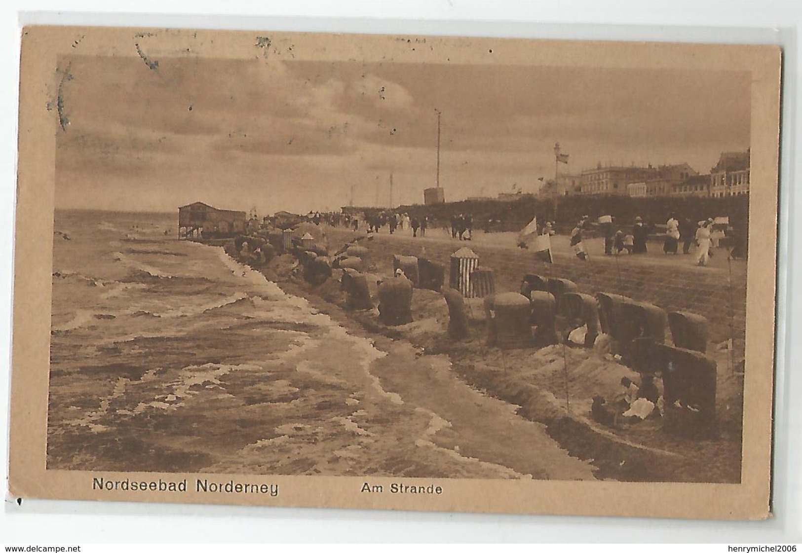Allemagne Germany Basse Saxe Nordseebad Nordeney Am Strande 1920 - Norderney