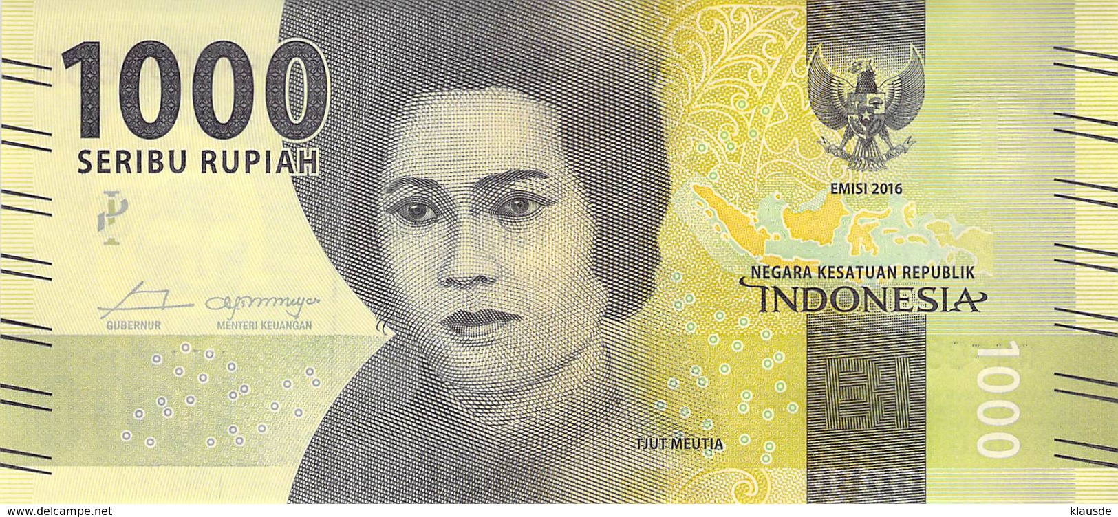 1000 Rupia Banknote Indonesien 2016 - Indonesien