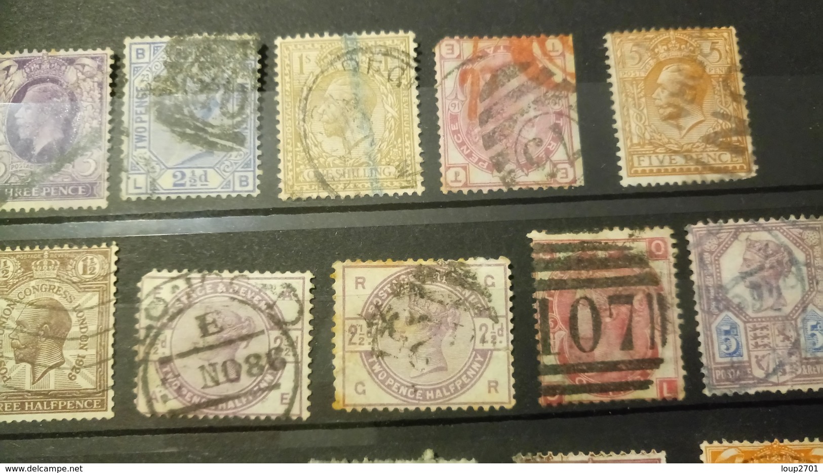 P101 LOT PLAQUETTES GRANDE BRETAGNE TOUS ETATS  A TRIER COTE++ DÉPART 10€