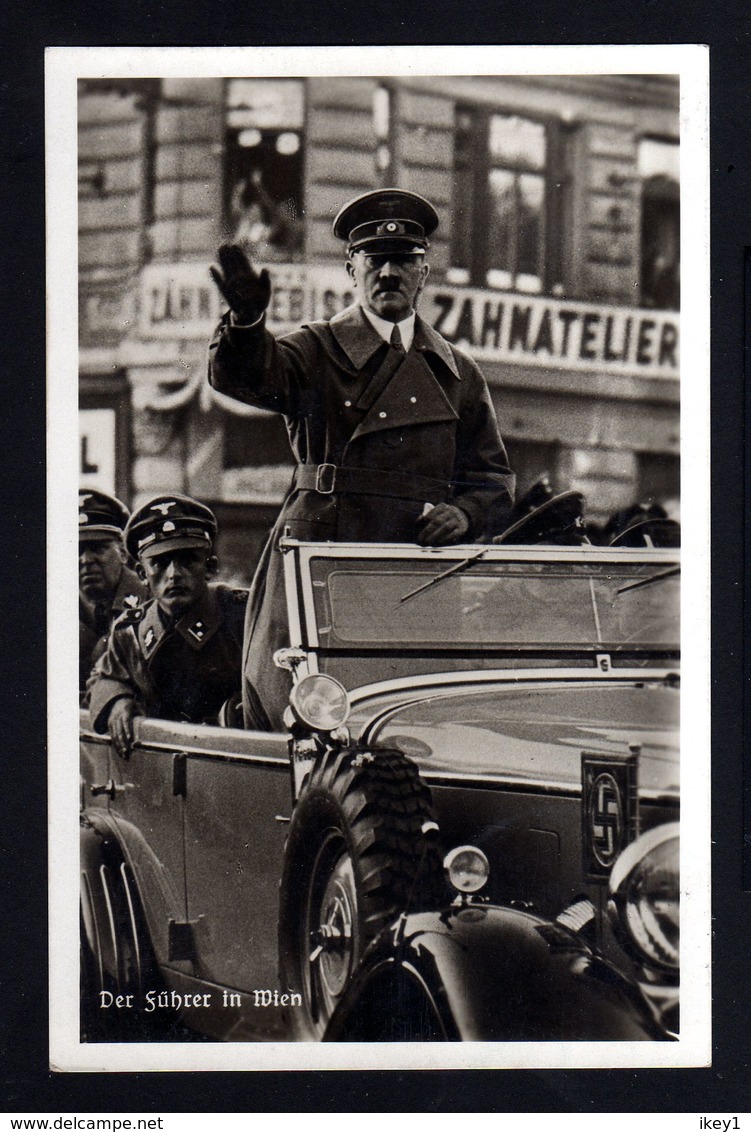 13867-GERMAN EMPIRE-PROPAGANDA POSTCARD ADOLF HITLER.1938.WWII.Wien.DEUTSCHES REICH.POSTKARTE.Carte Postale - Briefe U. Dokumente