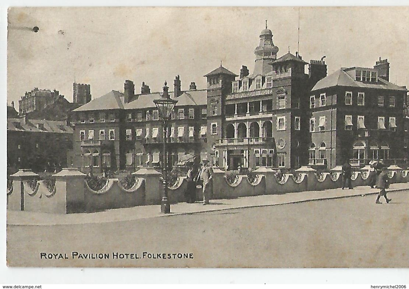 Angleterre Kent Folkestone Royal Pavillon Hotel 1907 - Folkestone