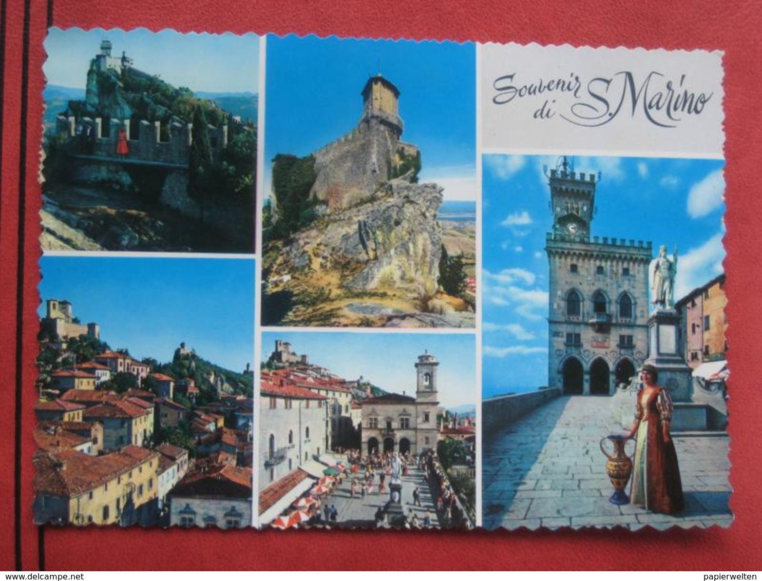 San Marino - Mehrbildkarte "Souvenir Di S. Marino" - San Marino