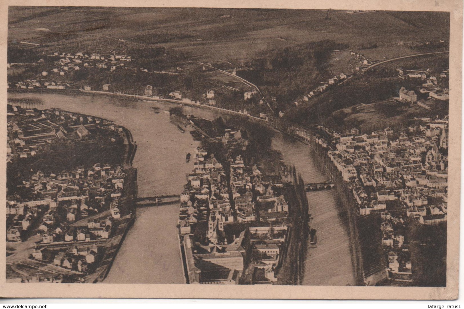 Melun Vue Prise En Avion - Melun